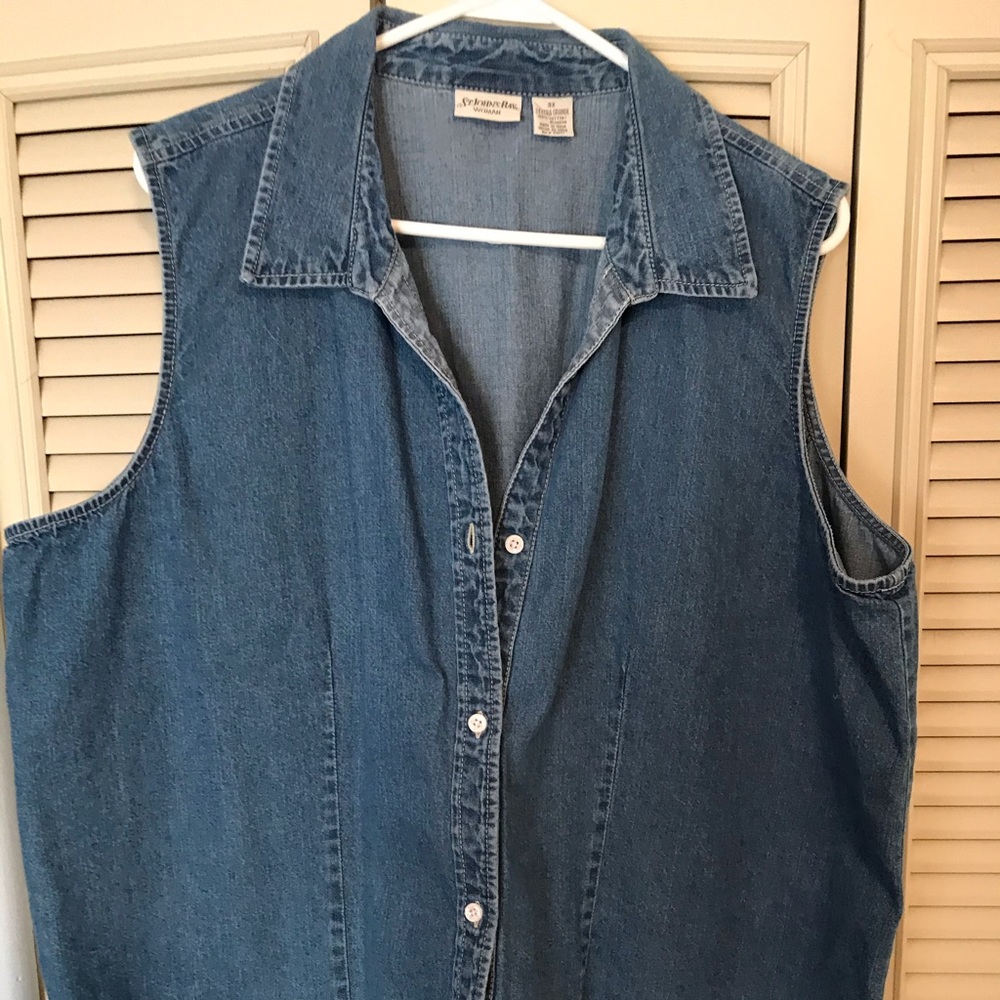 Denim vest